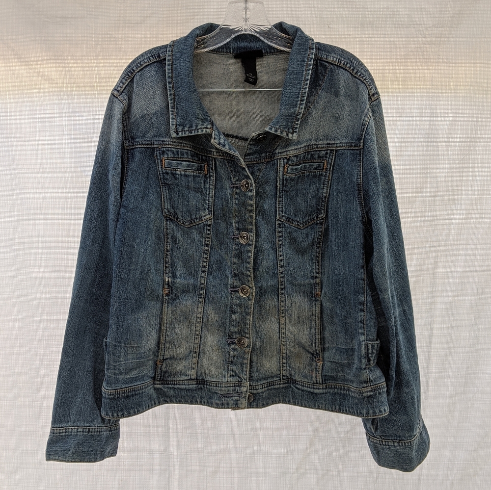 Lane Bryant Denim Jacket Size 24
